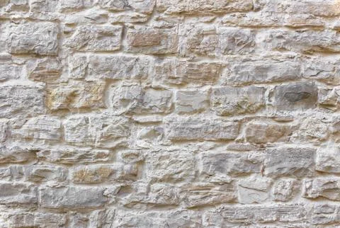 Medieval stone wall Stock Photos