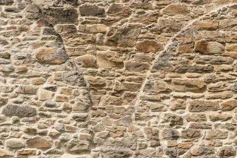 Medieval Stone Wall Texture 写真素材