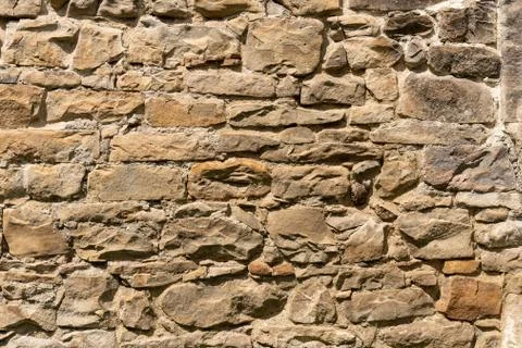 Medieval Stone Wall Texture 写真素材
