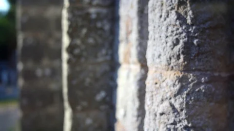 Medieval Stonework Clonfert Cathedral County Offaly Ireland Stock Footage 98400680