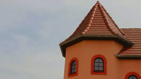 Medieval style for shopping outlets Stock Footage 74451500