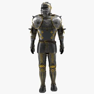 Medieval Knight Armor - Rigged