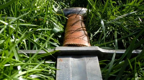 Medieval Sword close up 스톡 동영상 37137989
