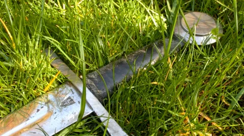 Medieval Sword close up Stock-Footage 37138098