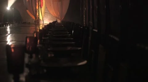 Medieval table Stock Footage 43150486