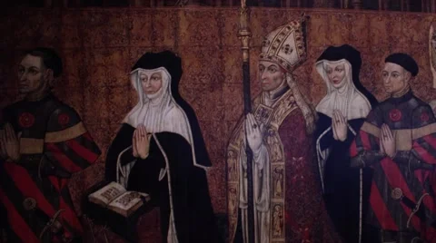 Medieval Tapestry 6 at at 29.9fps Stock-Footage 43668833