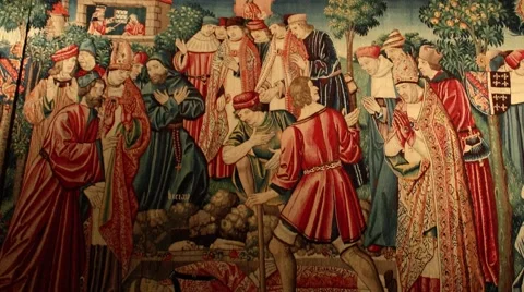 Medieval Tapestry 8 at 25fps Vidéo 43669057