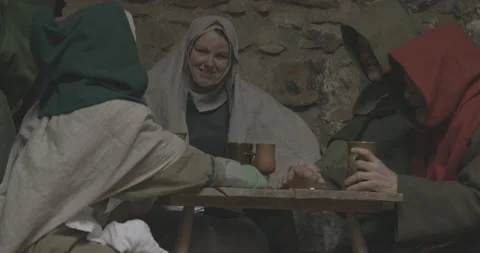 Medieval Tavern Scene #7 Stock Footage 151635952