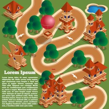 Medieval theme. Stock Illustration