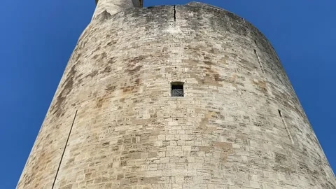Medieval tower in Aigues Mortes 動画素材 347555417