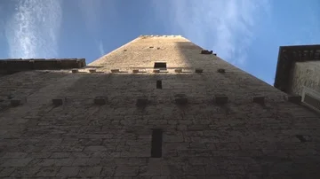 Medieval Tower in Ascoli Stock Footage 85516234