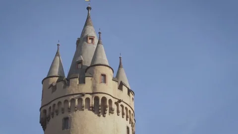 Medieval Tower in Frankfurt Stock Footage 70522541