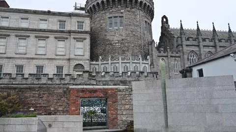 The Medieval Tower is one of the oldest, most intact and most important par.. Stock Footage 278895339