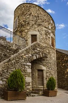 Medieval tower in Spain Stock Photos