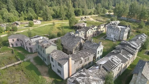 Medieval town, guildhall, cinema, sets 2018810185828005 3 Stock Footage 128904044