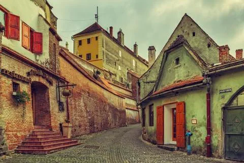 Medieval town Stock Photos