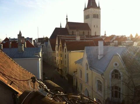 Medieval town 写真素材