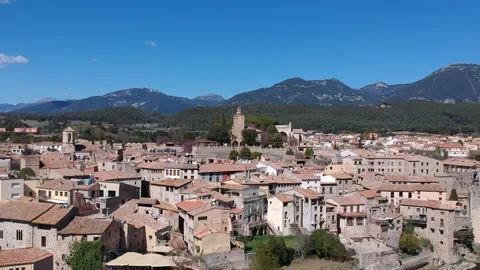 Medieval Town with river Stock Footage 172455106
