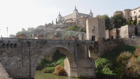 Medieval town of Toledo Stock Footage 293858503