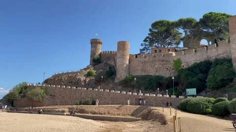 Medieval Town of Tossa de Mar 스톡 동영상 218236936