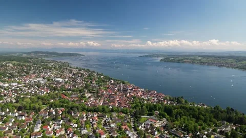 Medieval town of Uberlingen - Circle-Right-Clip Stock Footage 276712994