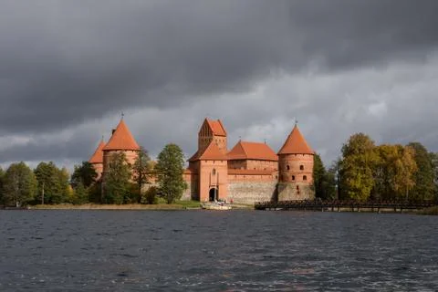 Medieval Trakai castle Stock Photos