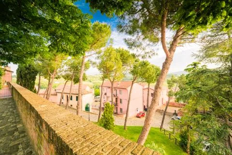 Medieval village Stock Photos