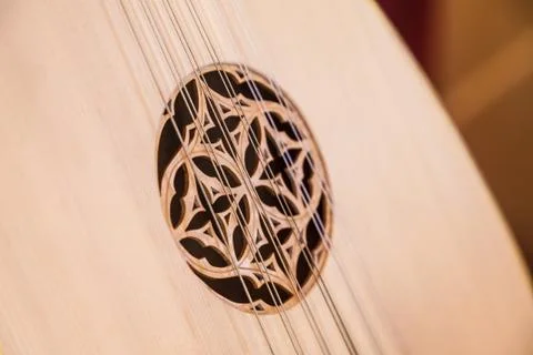 Medieval viola Stock Photos