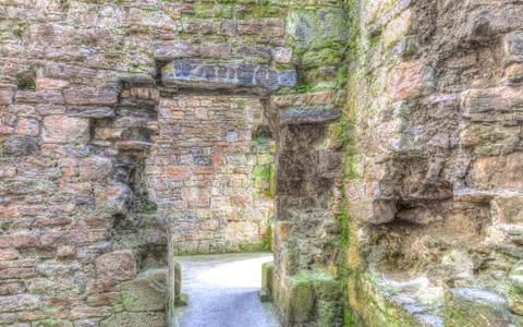 Medieval wall Stock Photos