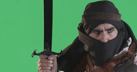 Medieval Warrior Video stock 32497539