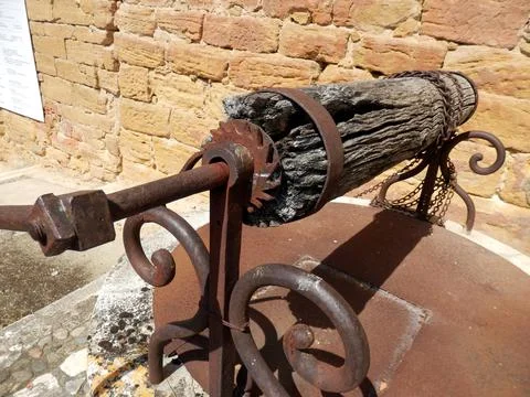 Medieval Well Foto stock