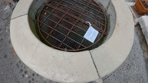 Medieval well in Saint Paul de Vence Stock Footage 197427700