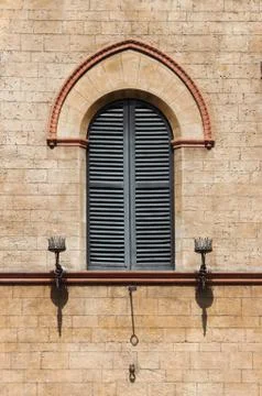 Medieval window Stock Photos