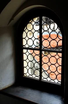 Medieval window Foto stock