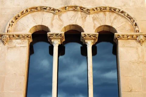 Medieval window Stock Photos