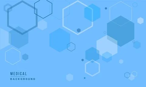 Medikal background honeycombs illiustration vector minimal background Stock Illustration