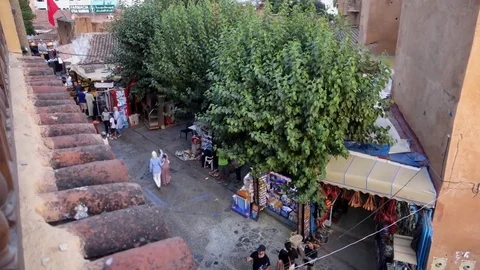 Medina in Morocco at sunset Stock Footage 83222530