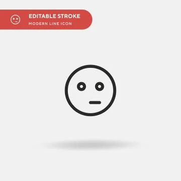 Meditate Simple vector icon. Illustration symbol design template for web mobi Stock Illustration