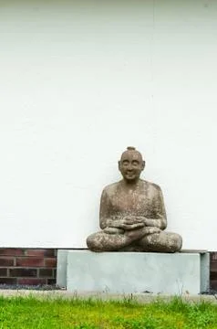 Meditating man Stock Photos