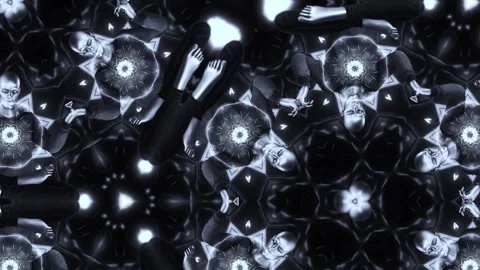 Meditating Mandala 스톡 동영상 263711739