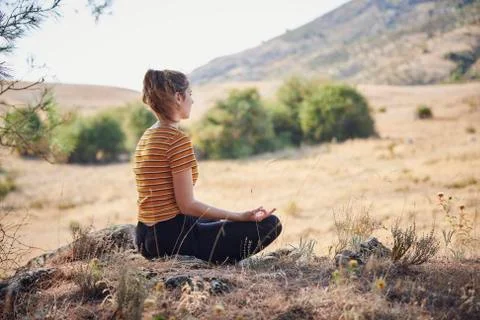 Meditating Stock Photos