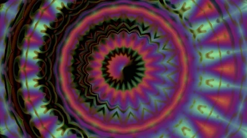 Meditation Background Abstract Pattern Concentric Seamless Loop Stock Footage 161941869