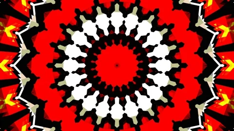 Meditation Background Circular Pixel Seamless Endless Loop Video Stock Footage 163005872