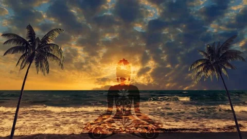 Meditation Background Video stock 153752274