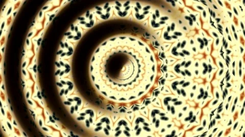 Meditation Background Video Circular Concentric Mandala Seamless Loop Stock Footage 161246737