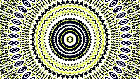 Meditation Background Video Circular Concentric Mandala Seamless Loop Stock Footage 161279235