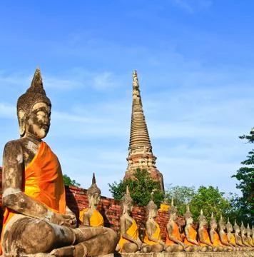 Meditation buddhas Stock Photos