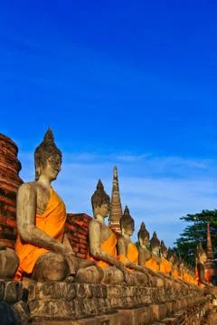 Meditation buddhas Stock Photos