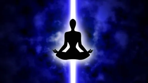 Meditation calms yourself flying free 스톡 동영상 142049853