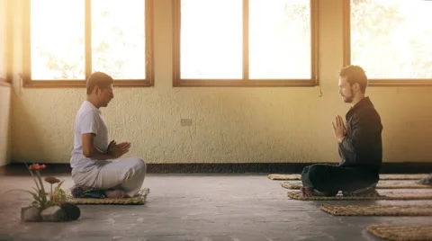 Meditation class Stock Footage 50191709